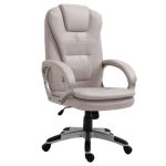 OfficeTrade Főnöki szék bézs -rezgős masszázs funkció