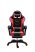 Likeregal 920 LED gamer szék lábtartóval piros masszázs funkcióval