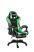 Likeregal 920 LED gamer szék lábtartóval zöld