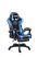 Likeregal 920 LED gamer szék lábtartóval kék masszázs funkcióval