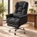 Luxor Executive Chair with Footrest, Black