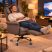 Luxor Executive Chair with Footrest, Brown
