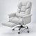 Luxor Executive Chair with Footrest, White