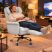 Luxor Executive Chair with Footrest, White
