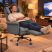 Luxor Executive Chair with Footrest, Gray