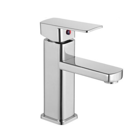 Modern ezüst mosdó csaptelep – letisztult elegancia