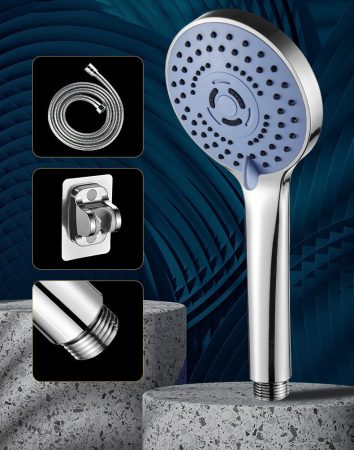 HS többfunkciós kézi zuhanyfej – 3 vízsugár móddal