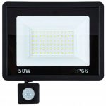   50 W Outdoor LED Floodlight with Motion and Twilight Sensors, IP66