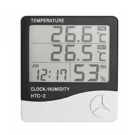 Beltéri és kültéri digitális hőmérő és páratartalom-mérő