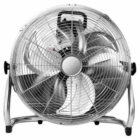Nagy teljesítményű ipari padlóventilátor 18 colos, 130°-ban dönthető, alumínium lapátokkal Nagy teljesítményű ipari padlóventilátor 18 colos, 130°-ban dönthető, alumínium lapátokkal