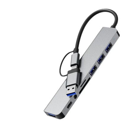 USB Type-C 8in1 univerzális elosztó HUB