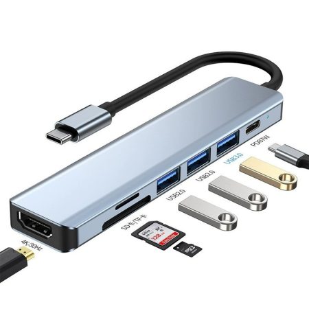 7 az 1-ben USB-C HUB
