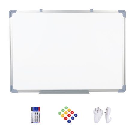 Magnetic whiteboard – wall-mountable, wipeable writing board for home, office, and educational use, 40x60 cm