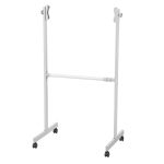 Universal, wheeled whiteboard stand with adjustable mounting