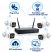 4-Camera 5G Wireless Wi-Fi IP Security Camera Set, 2 MP Full HD, with 4-Channel NVR, IP66