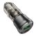 Borofone BZ25 Journey 38 W USB-A/USB-C autós töltő + 1 m USB-C–USB-C kábel, fekete