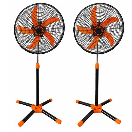 2 darabos, 18 colos állóventilátor szett – 5 lapáttal, 3 sebességfokozattal, 104-132 cm között állítható, narancs 2 darabos, 18 colos állóventilátor szett – 5 lapáttal, 3 sebességfokozattal, 104-132 cm között állítható, narancs