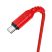 HOCO X59 Victory USB-A–USB-C adat- és töltőkábel, 2 m, piros