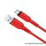 HOCO X59 Victory USB-A–USB-C adat- és töltőkábel, 2 m, piros