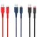 HOCO X59 Victory USB-A–USB-C adat- és töltőkábel, 2 m, piros