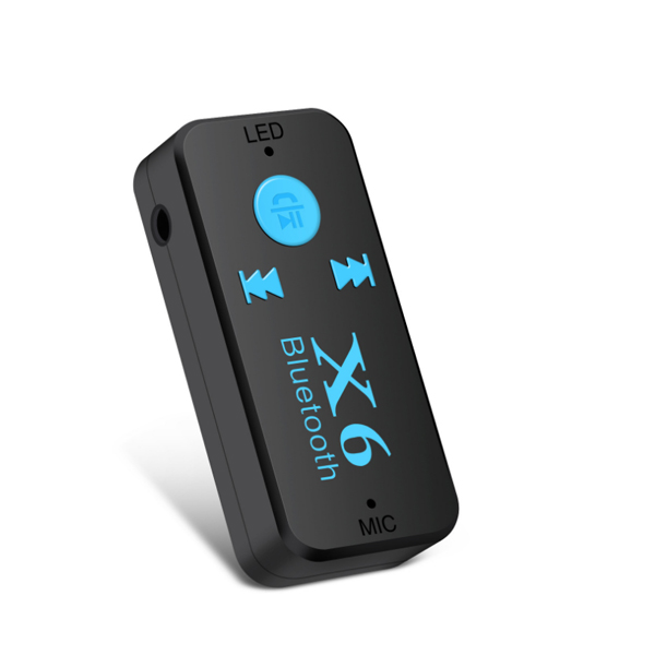 X6, AUX Bluetooth Empfänger für Musik Auto Adapter mit Freisprechfunktion